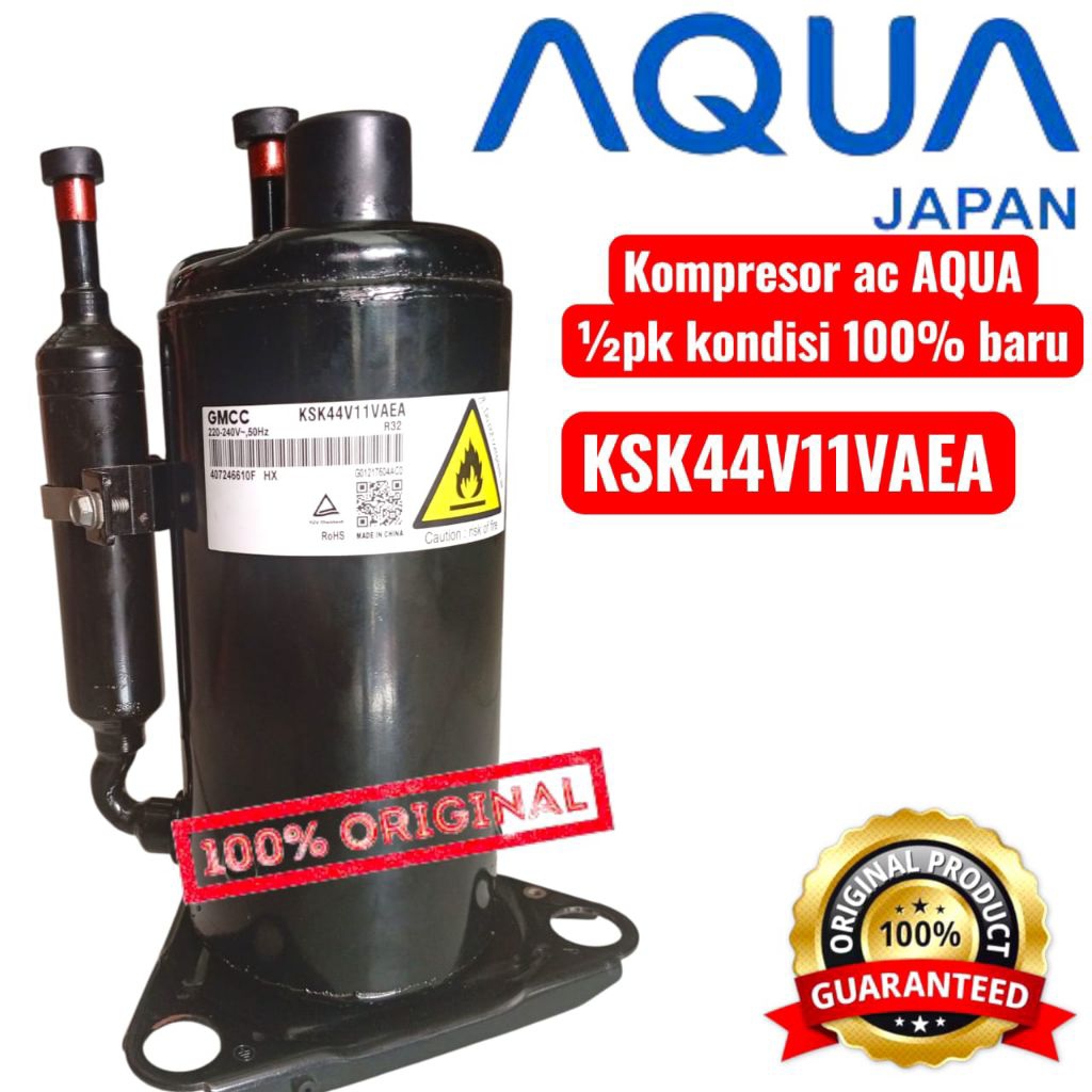 kompresor ac AQUA 1/2 PK R32 kompresor outdoor ac AQUA ORIGINAL