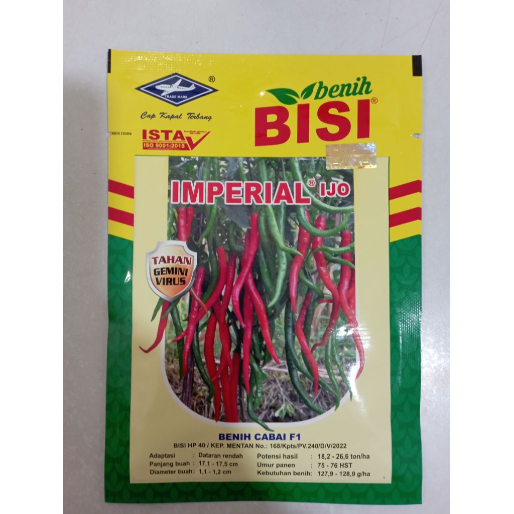 cabai f1 imperial ijo isi 2250butir