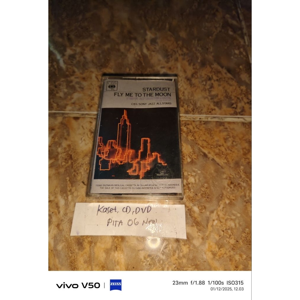 Kaset Pita Stardust - Fly Me To The Moon