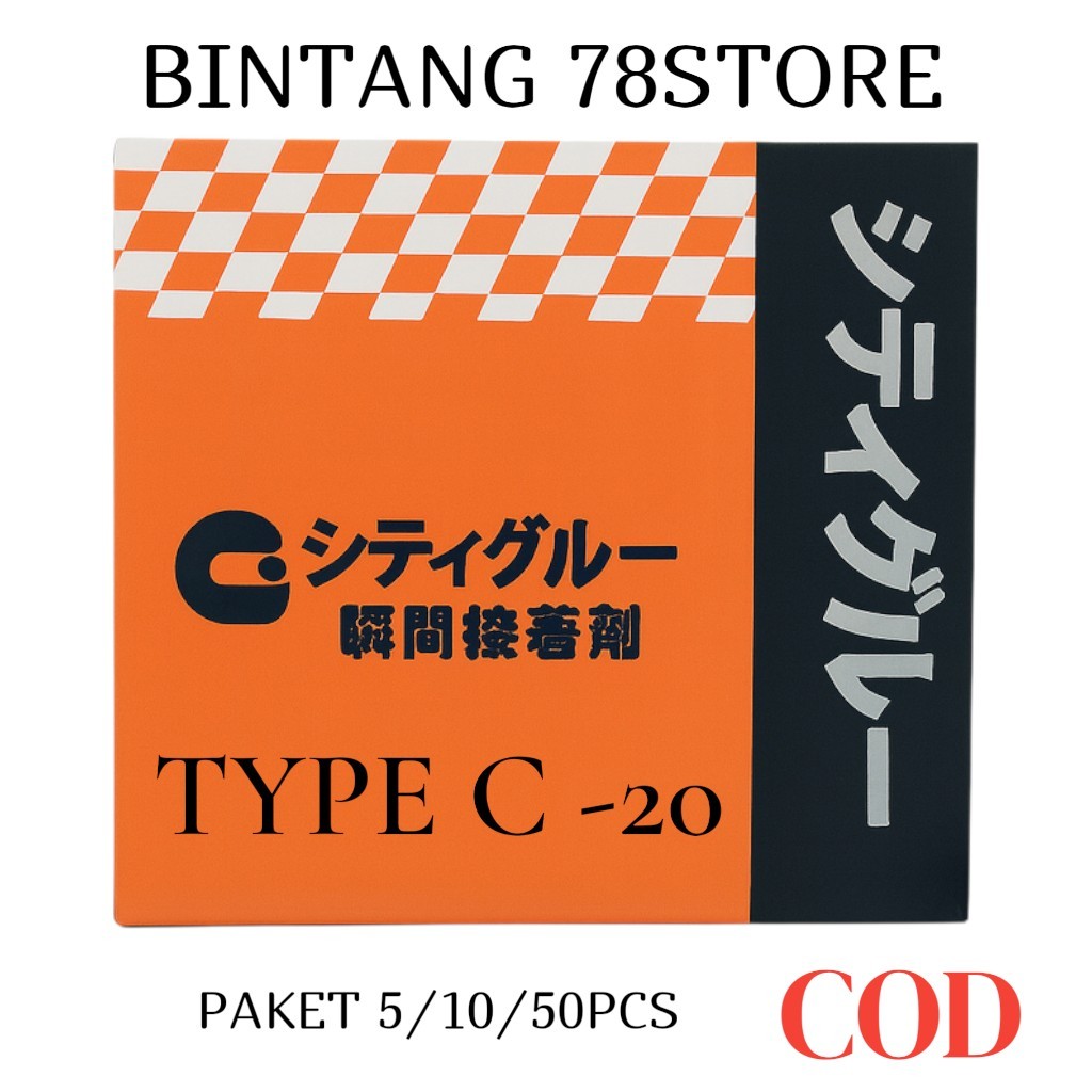 LEM KOREA CAIR TYPE C. PAKET 10/50PCS - LEM SETAN - LEM KOREA ORIGINAL GROSIR