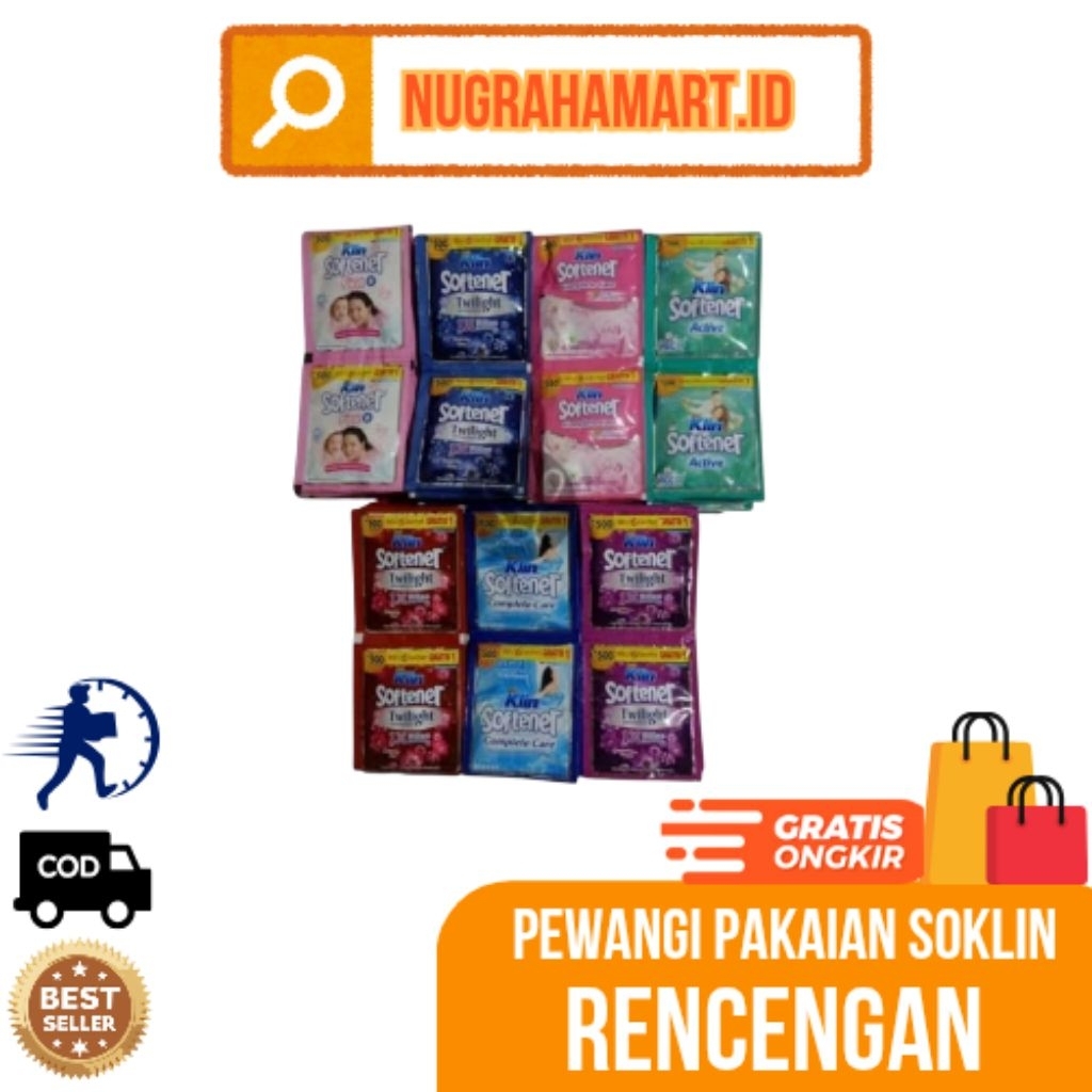 SO KLIN SOFTENER PEWANGI PAKAIAN SACHET RENCENGAN