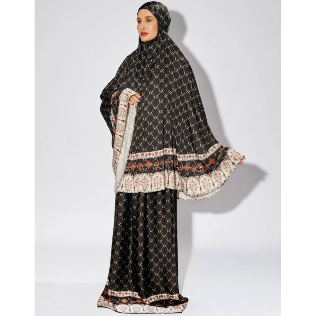 Mukena vz hitam silk