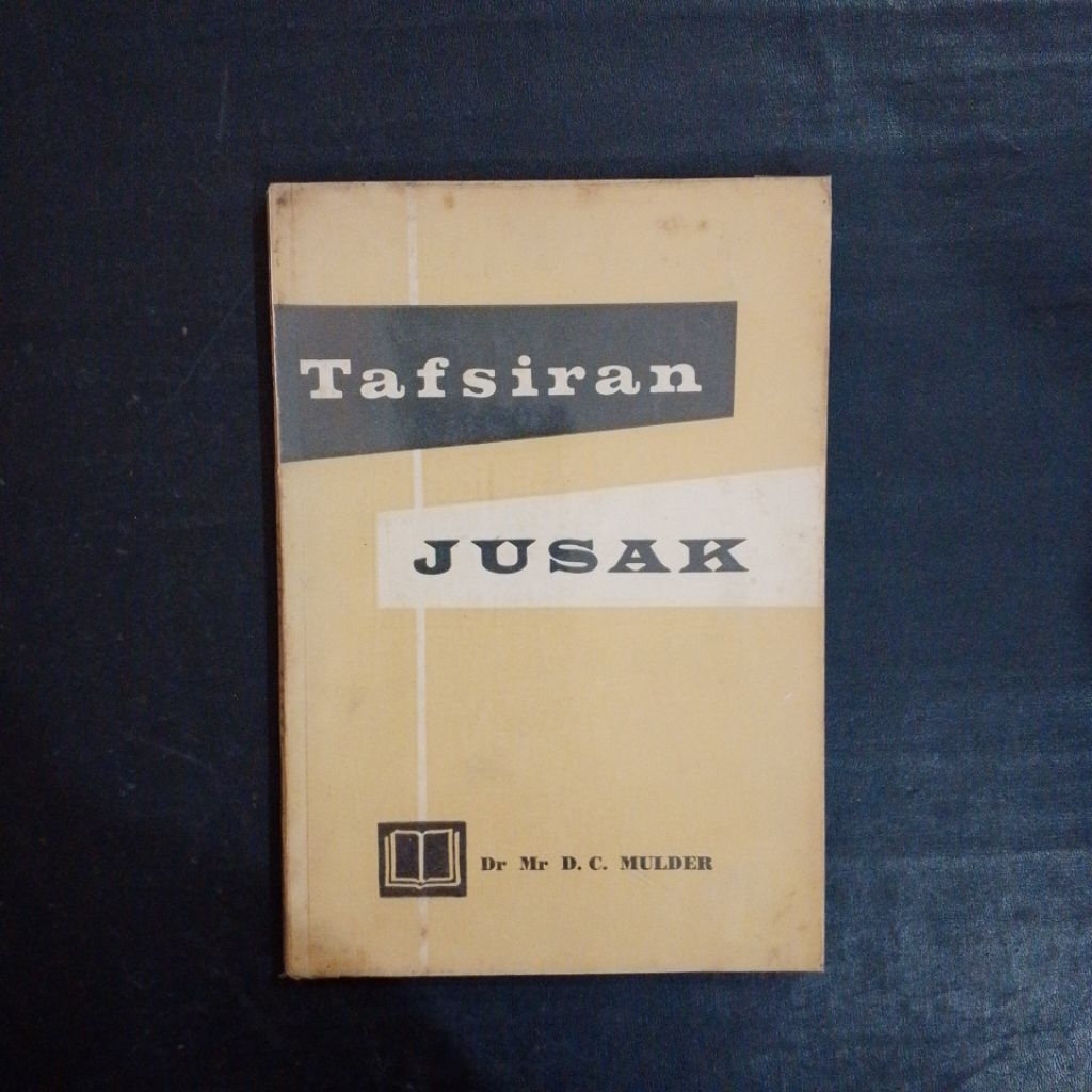 Tafsiran Jusak - Dr. Mr. D. C. Mulder