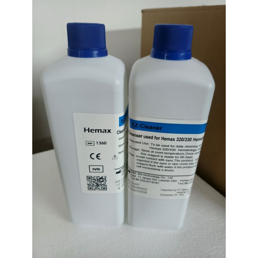 Reagen Hematologi Hemax 320/330 B&e Ez Cleanser 1L