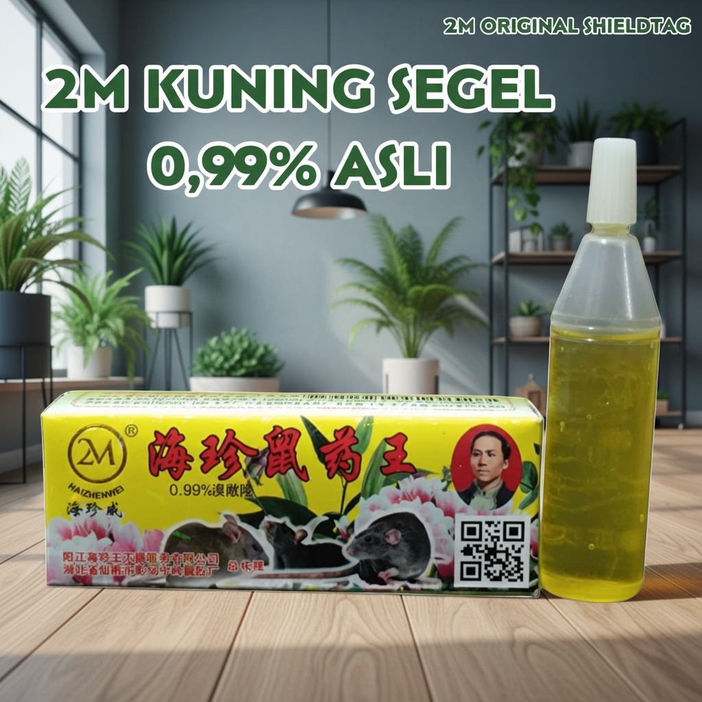 RACUN TIKUS CAIR 2M SEGEL SHIELDTAG PALING AMPUH KUNING ORIGINAL IMPORT/ RACUN TIKUS CAIR 2M/ 2M