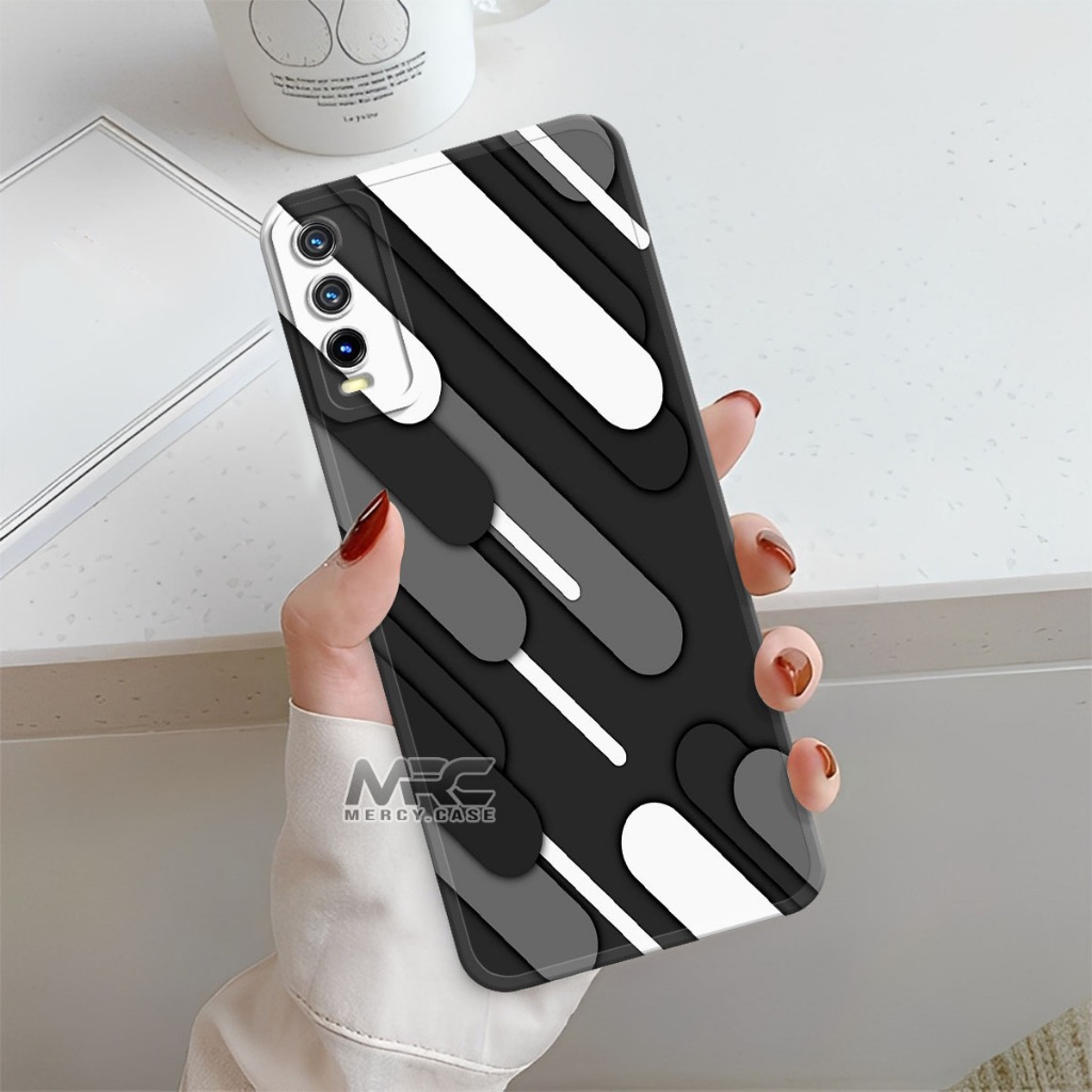 Mercycase Softcase HP Vivo Y12s Y20 Y20s Karakter Silikon Case Procamera Casehp Bumper Cover HP - 10