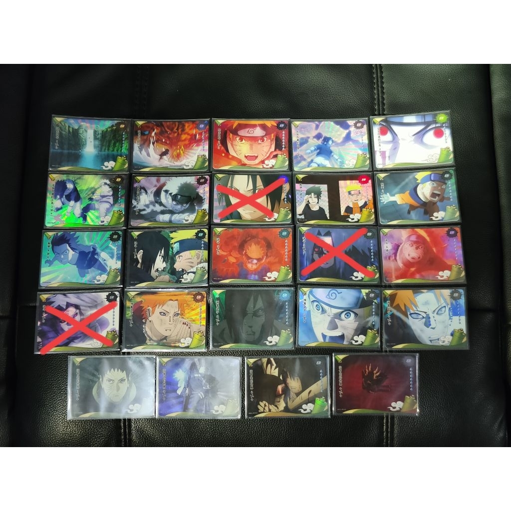 Kartu Kayou Naruto Original NRCC-SR-001 s/d 024 TCG – Kartu Anime Foil Langka