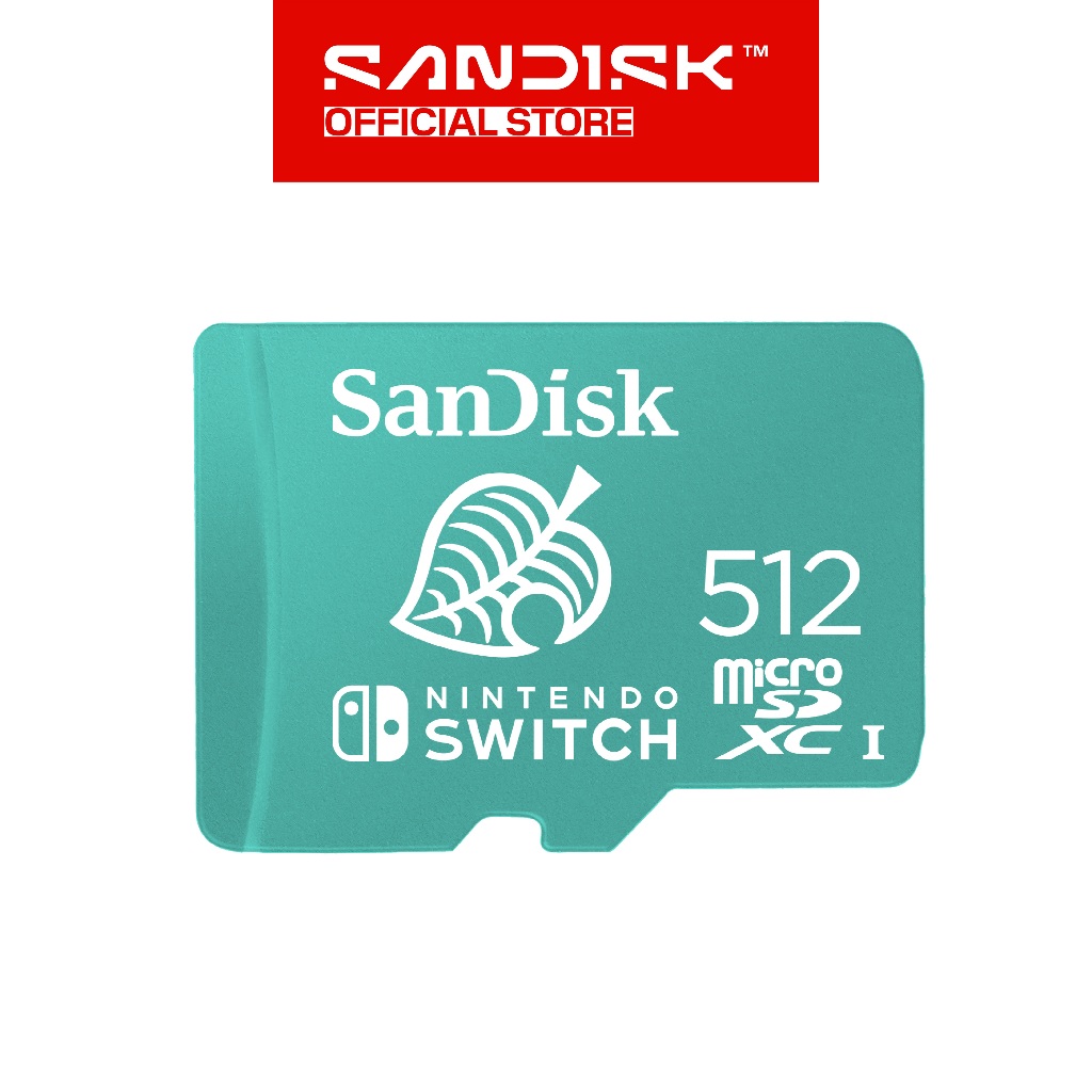SANDISK microSDXC Card Nintendo Switch Animal Crossing 512GB U3 (Up to 100MB/s)