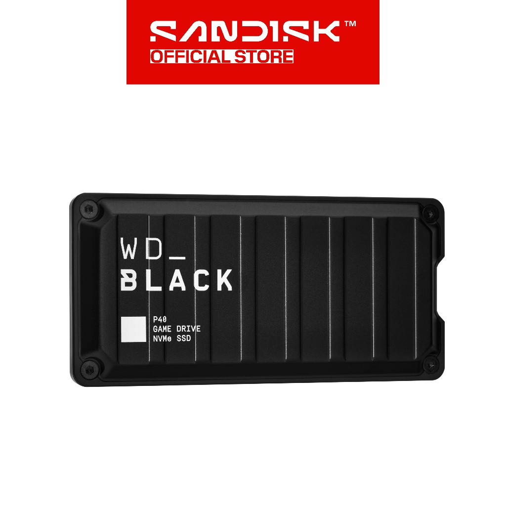 WD Black P40 SSD 500GB / 1TB / 2TB Game Drive External USB-C 3.2