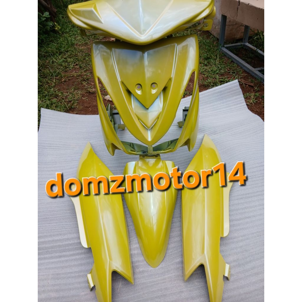 cover full body halus yamaha mio soul karbu warna kuning lembayung biru