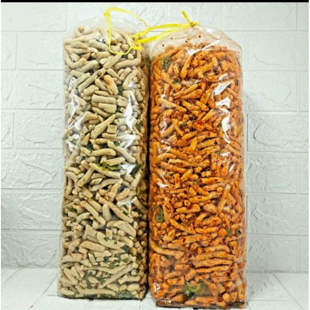 Bal basreng 2 kilo pedas daun jeruk asli bandung