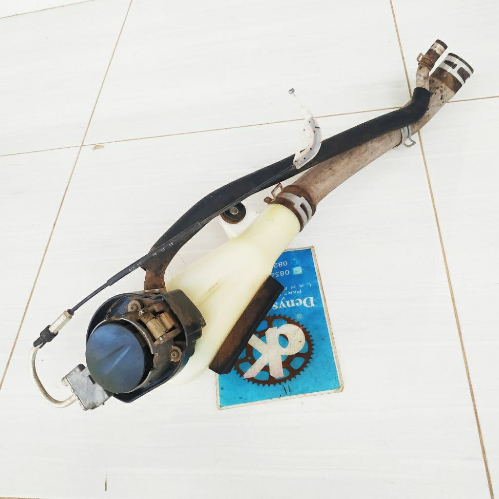 tabung cadangan bensin bbm tutup tangki yamaha freego free go original second