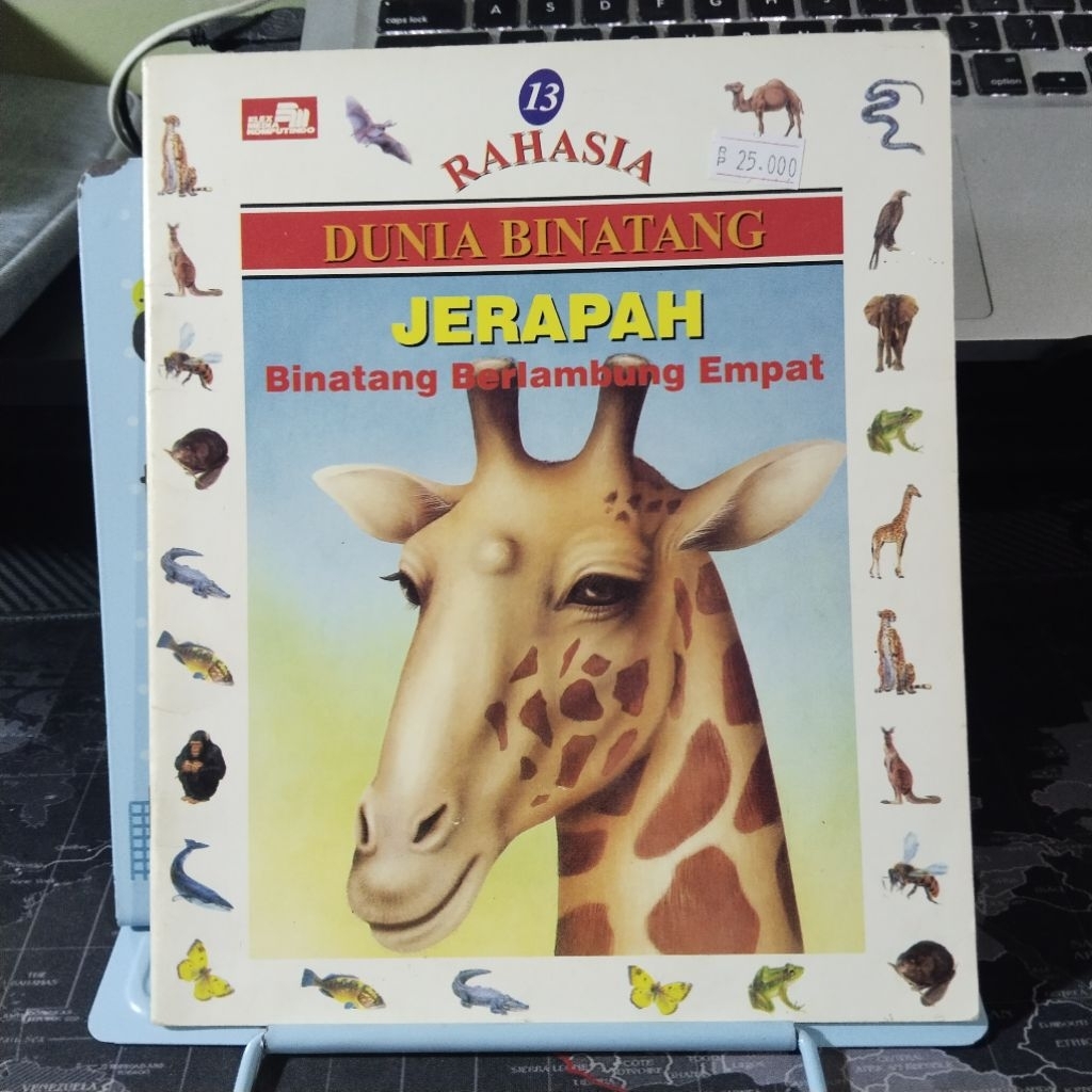 Buku anak Rahasia Dunia Binatang 13 JERAPAH