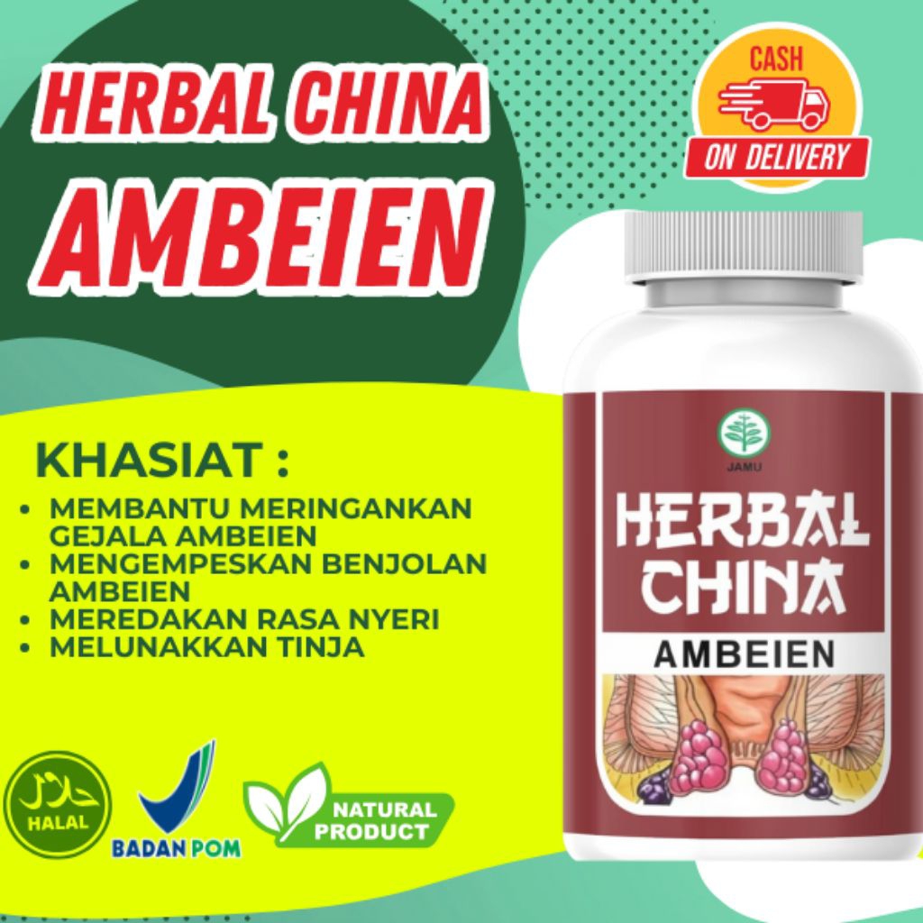 Herbal China Ambeien solusi terbaik untuk anda yang punya gejala ambeien