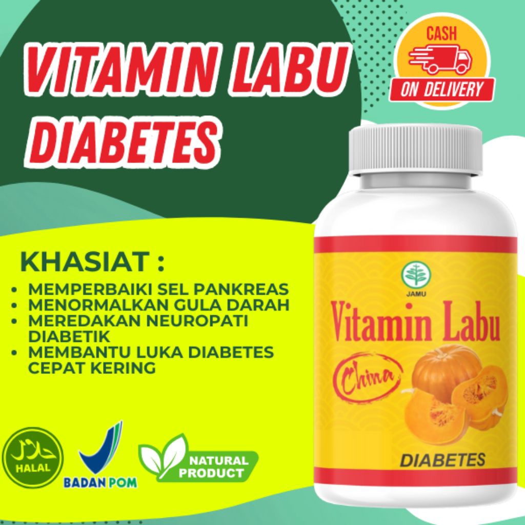 Vitamin Labu Diabetes solusi terbaik untuk anda yang punya gejala diabetes