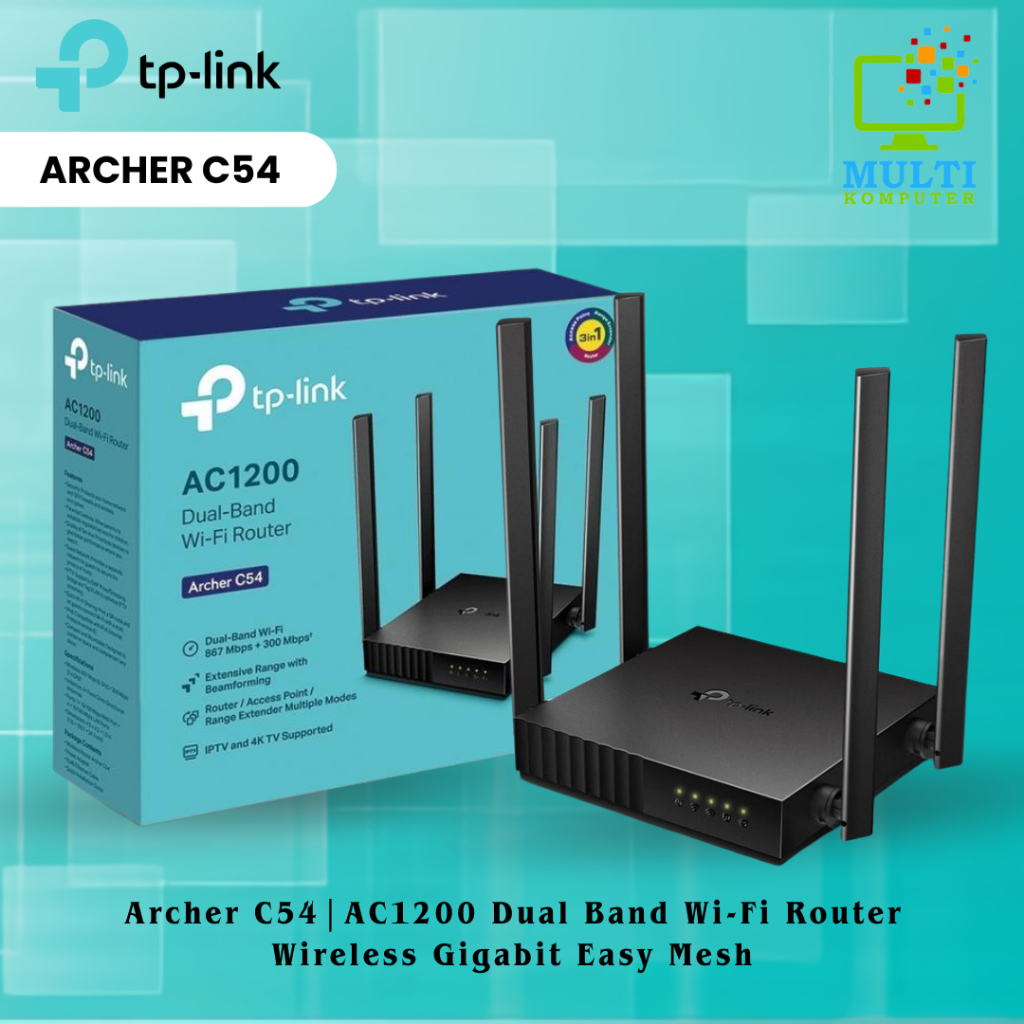 TP-LINK Archer C54 AC1200 Dual-Band Wi-Fi Router