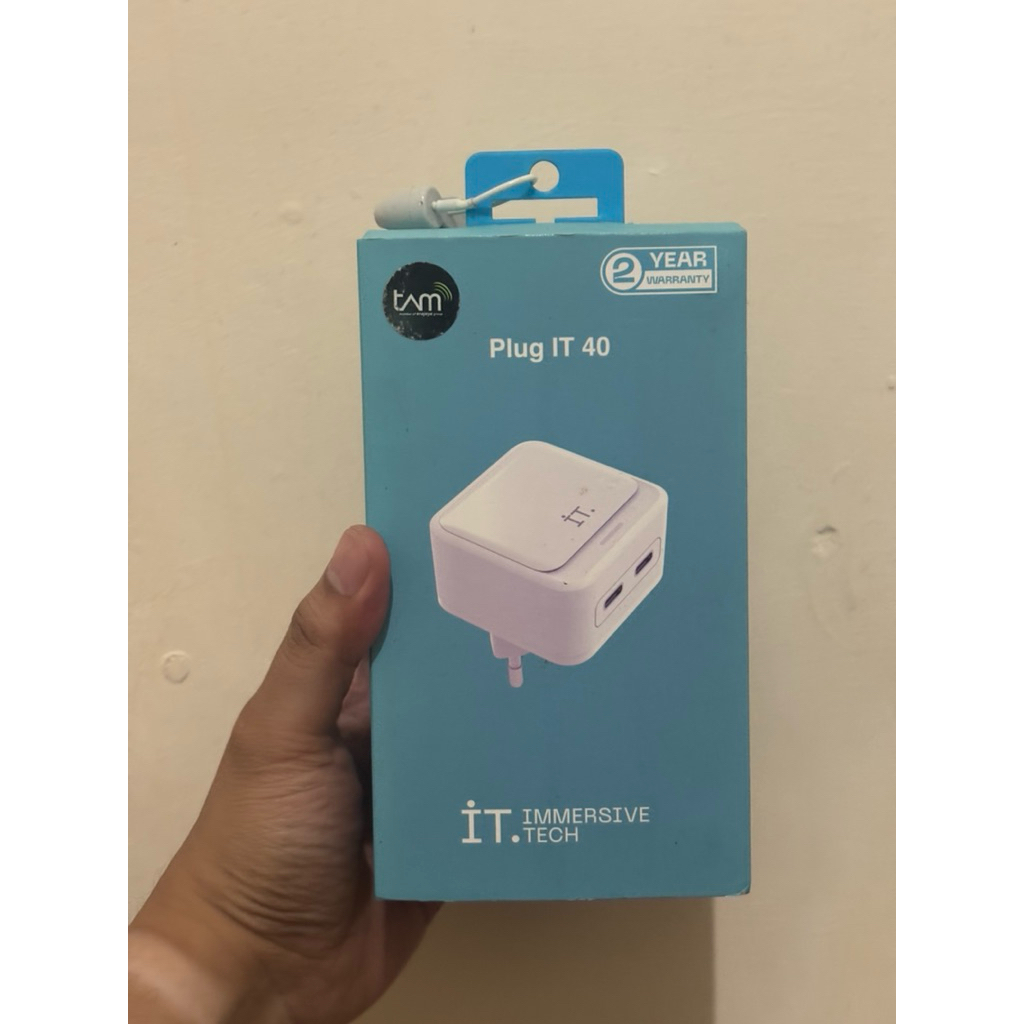 charger IT plug 40 watt ori