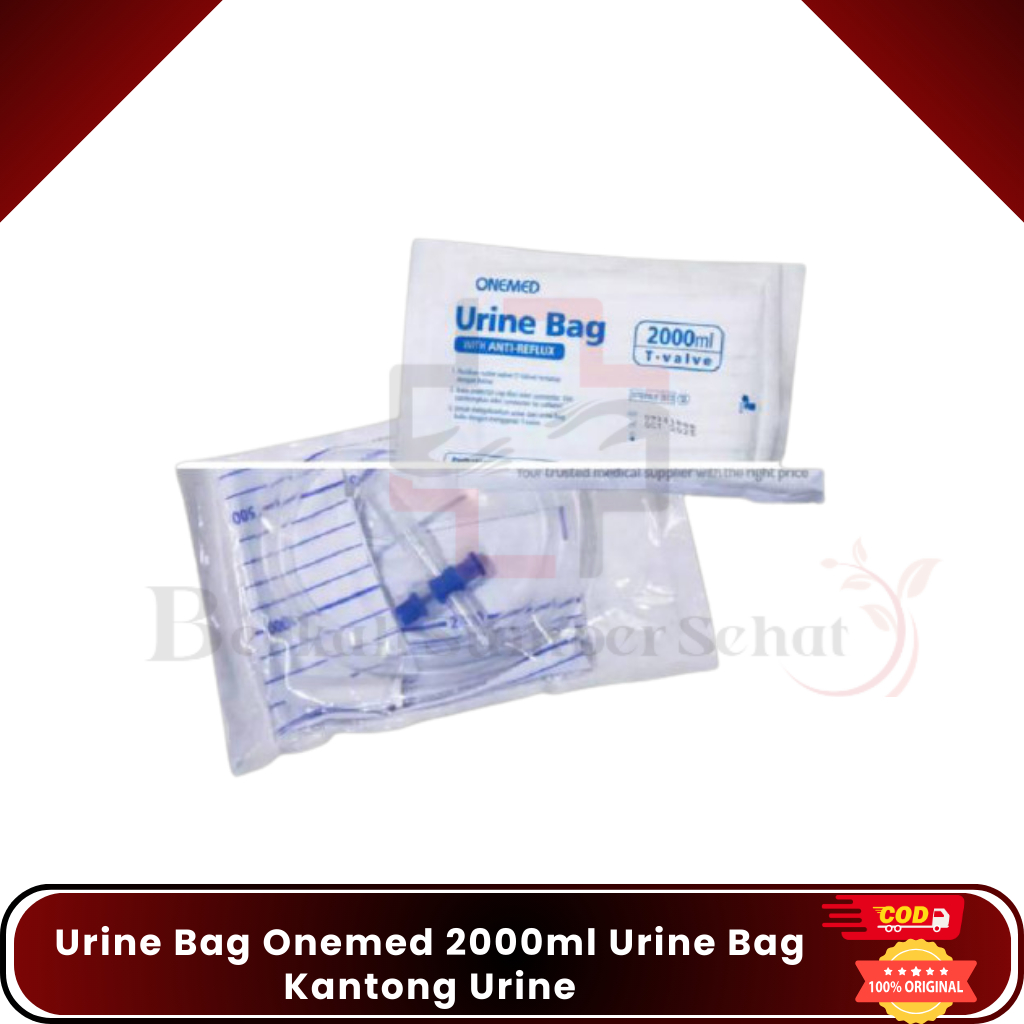 Urine Bag Onemed 2000ml Urine Bag Kantong Urine