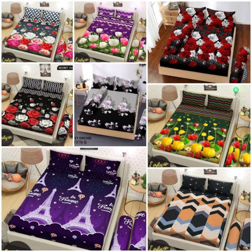 Promo sprei murah ukuran no1no2no3no4 (SPREI SAJA)