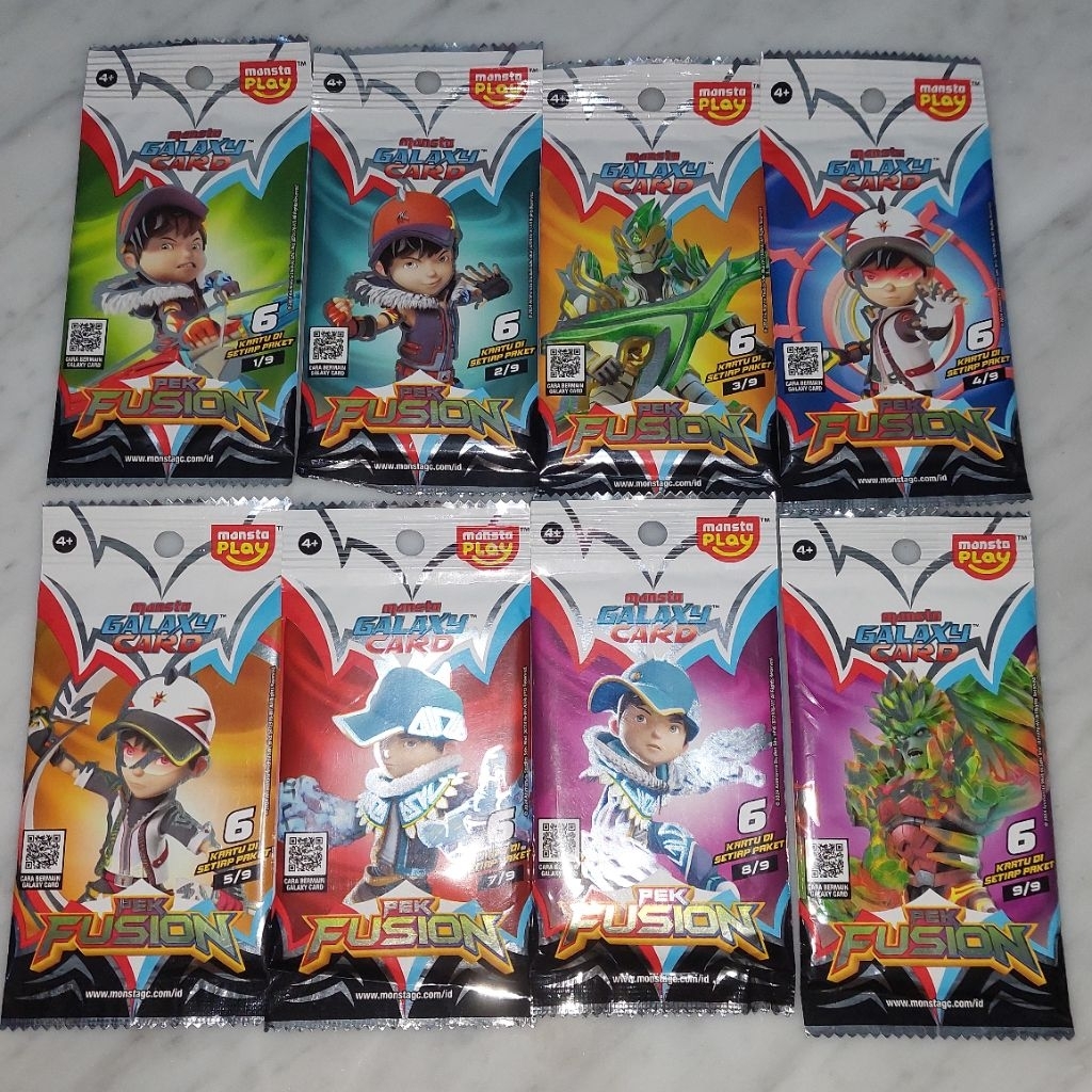 Monsta Galaxy Card BOBOIBOY "PEK FUSION" (Selected)