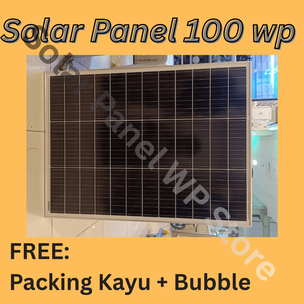Solar Panel Solar Cell Panel Surya 100wp Poly 100 Wp 100wp Polycrystalline