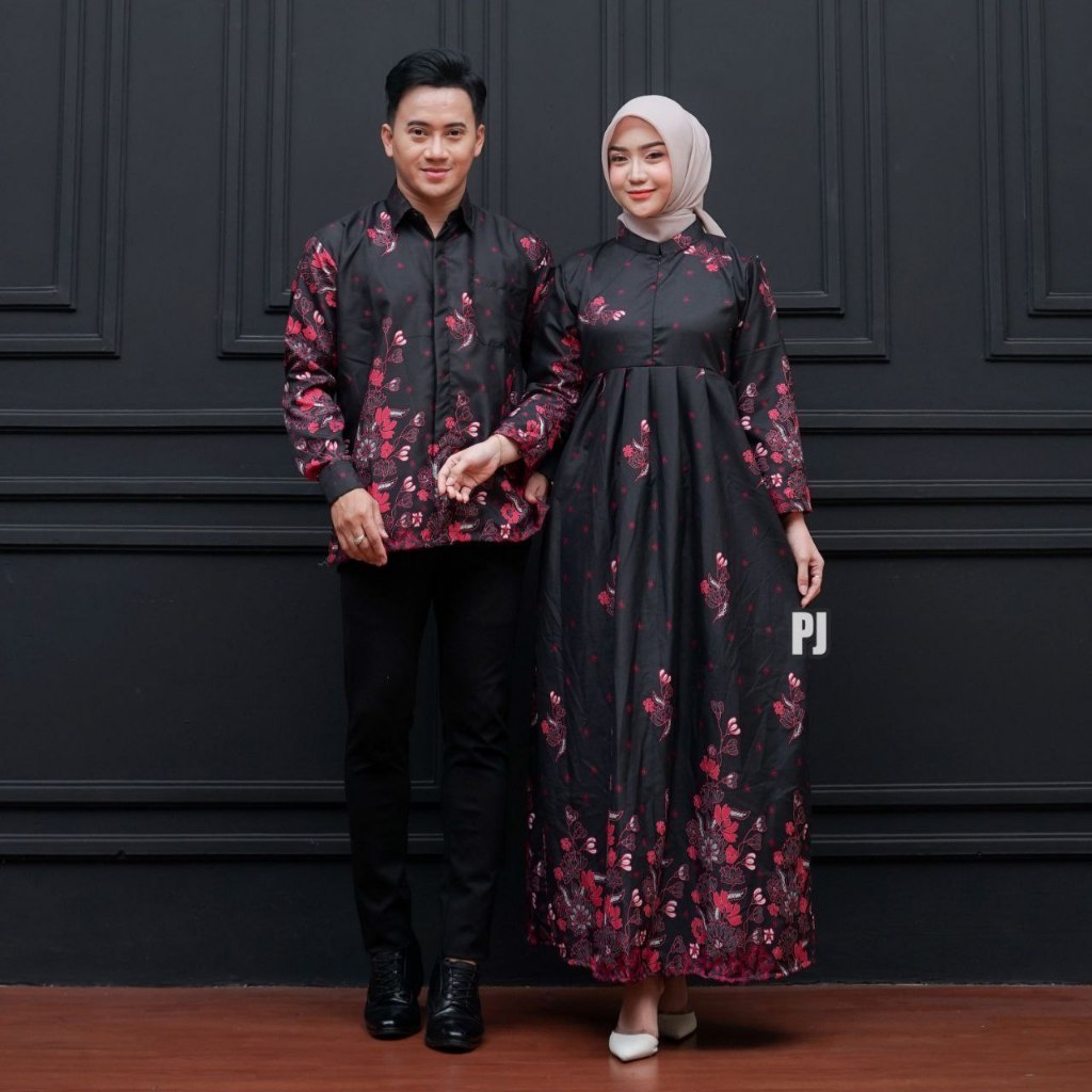 BAJU COUPLE BATIK KEMEJA GAMIS HARGA SEPAKET batik fashion terbaru dan terlaris di shopee