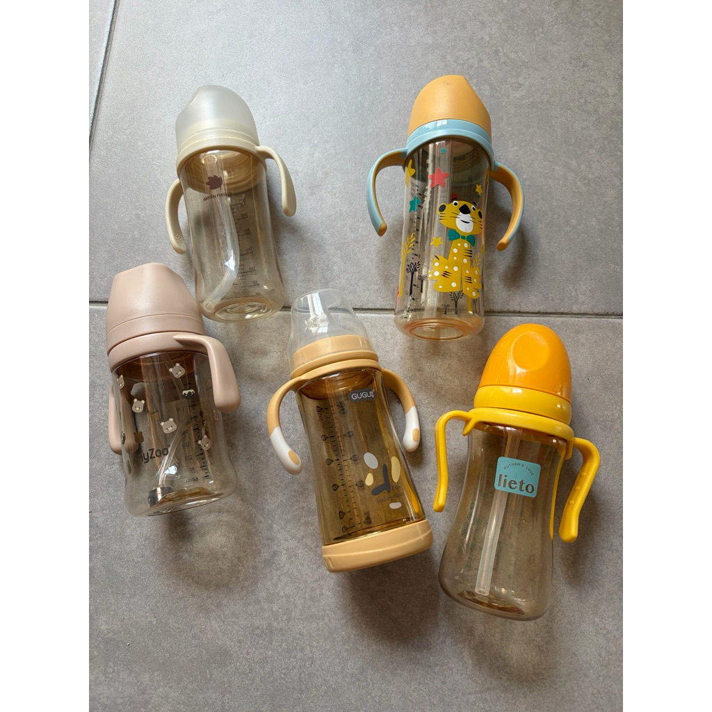 PRELOVED GROSMIMI RICHELL BEABA LIETO BOTOL MINUM ANAK STRAW CUP