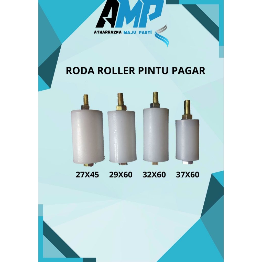 Roda roller pagar nilon / roller nilon pagar / roller rel pintu pagar