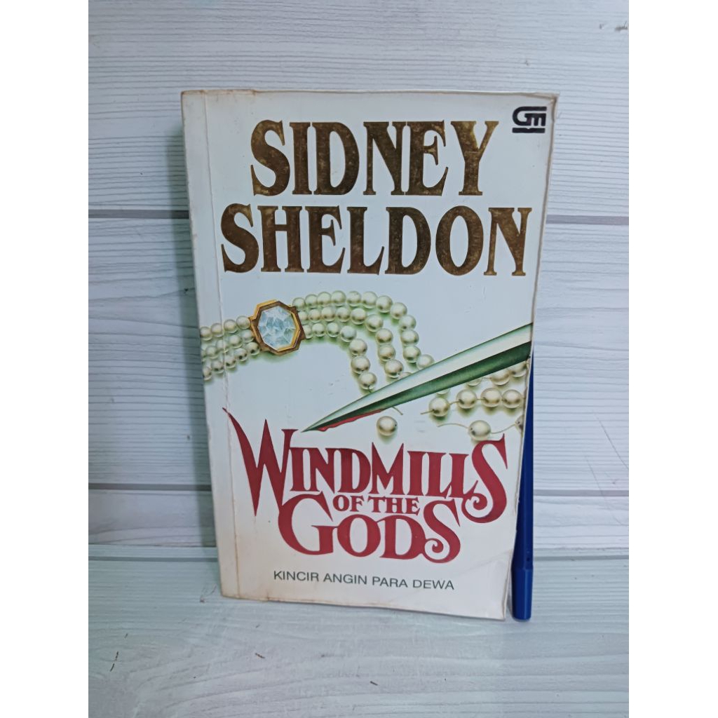 novel original WINDMILLS OF THE GODS ,KINCIR ANGIN PARA DEWA BY SIDNEY SHELDON