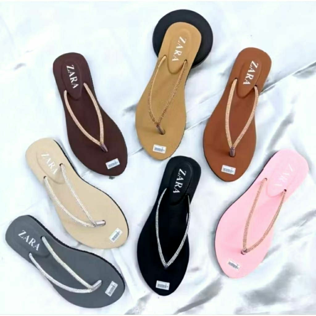 promo sandal jepit wanita zarra mutiara ZR002