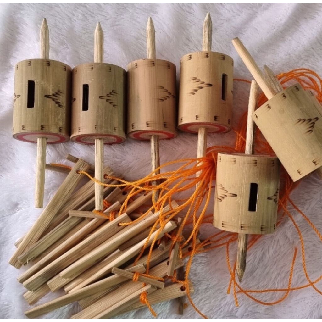 Gangsing Bambu / Mainan Gangsing Jadul / Gasing Bambu / Mainan Jadul / Gasing Bambu Jadul