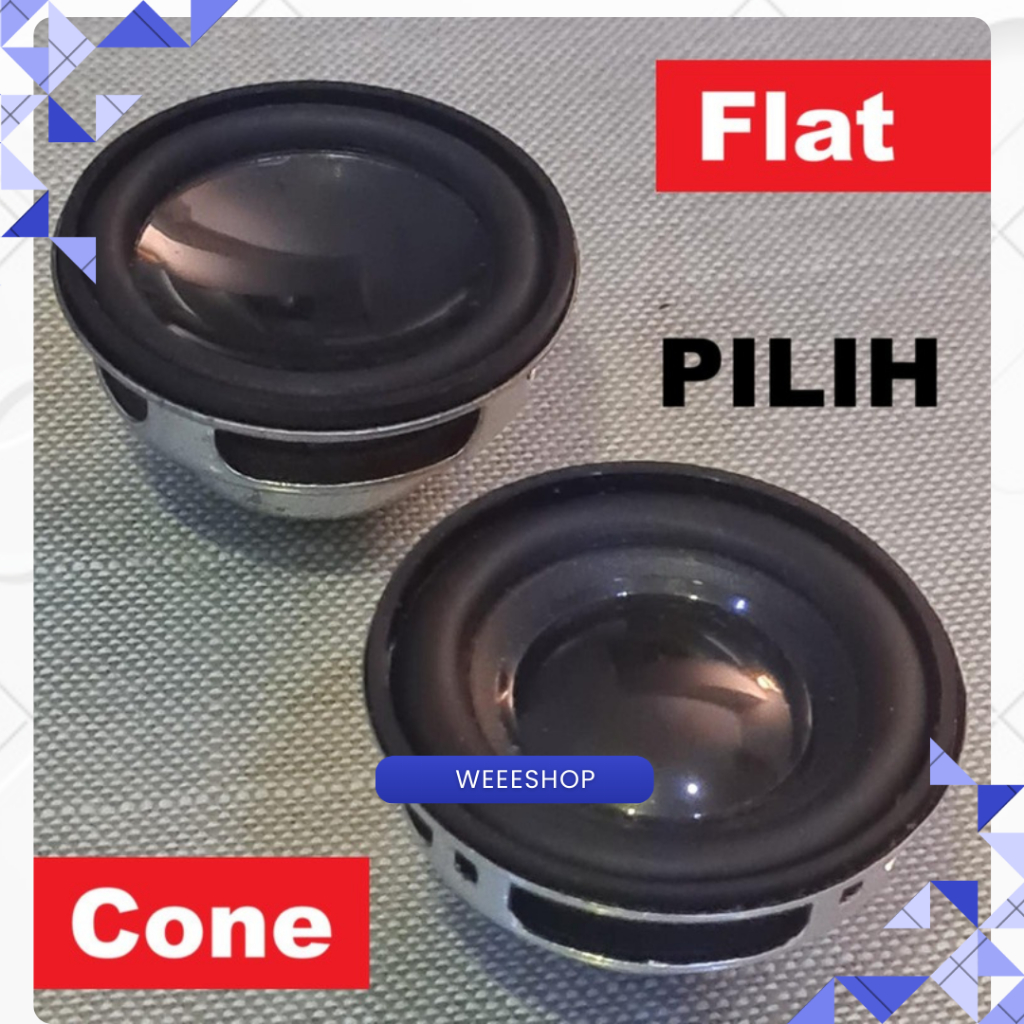 Mini Woofer 1.5 Inch HIFI Bass – Magnet Neodymium Speaker Bluetooth DIY Subwoofer Karet