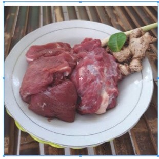 Daging kambing muda lokal segar 1kg
