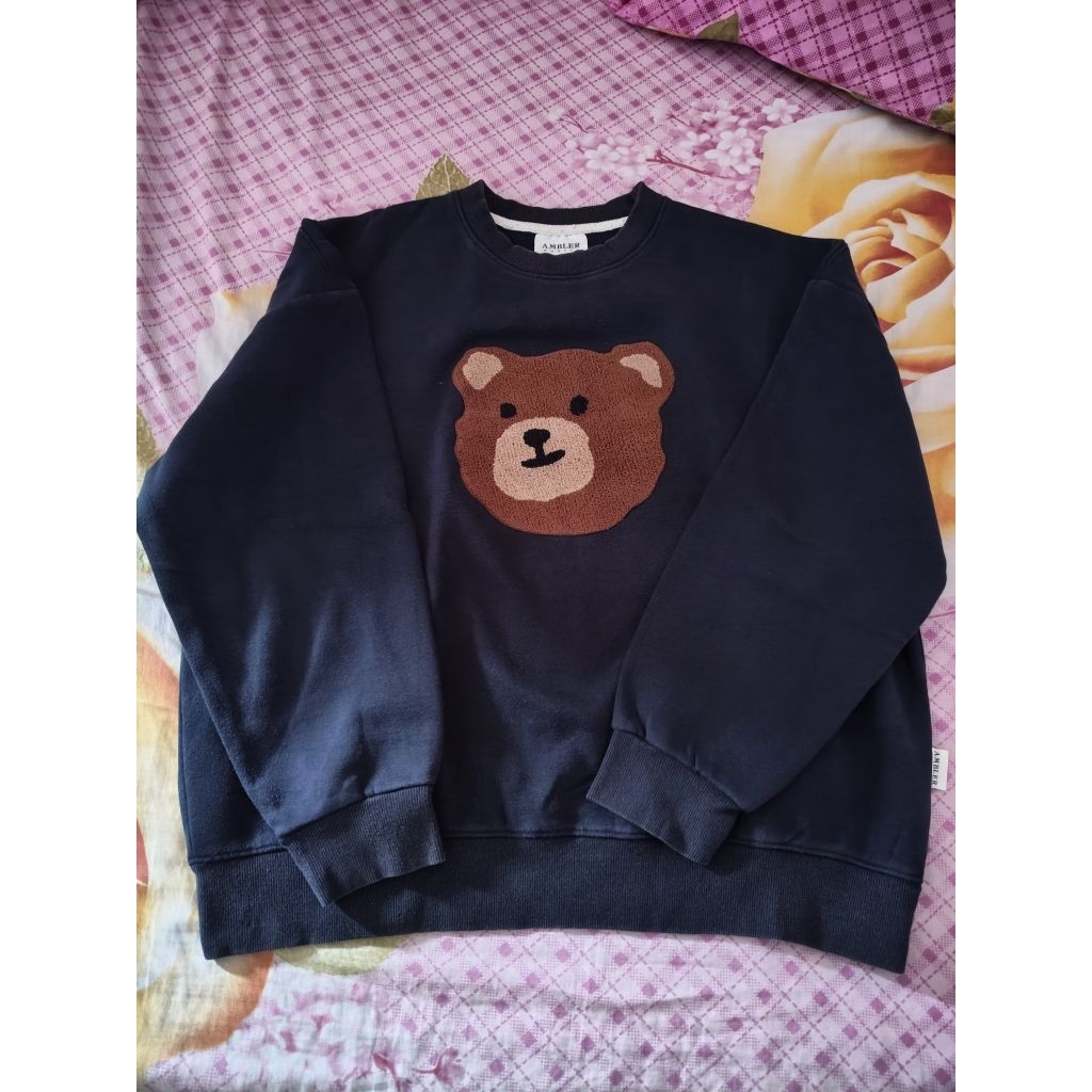 Crewneck Ambler full tag original, kepala beruang