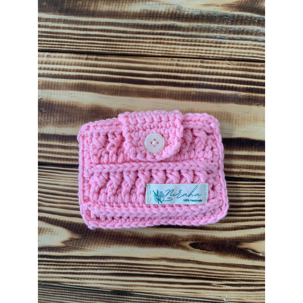 souvenir dompet rajut wanita