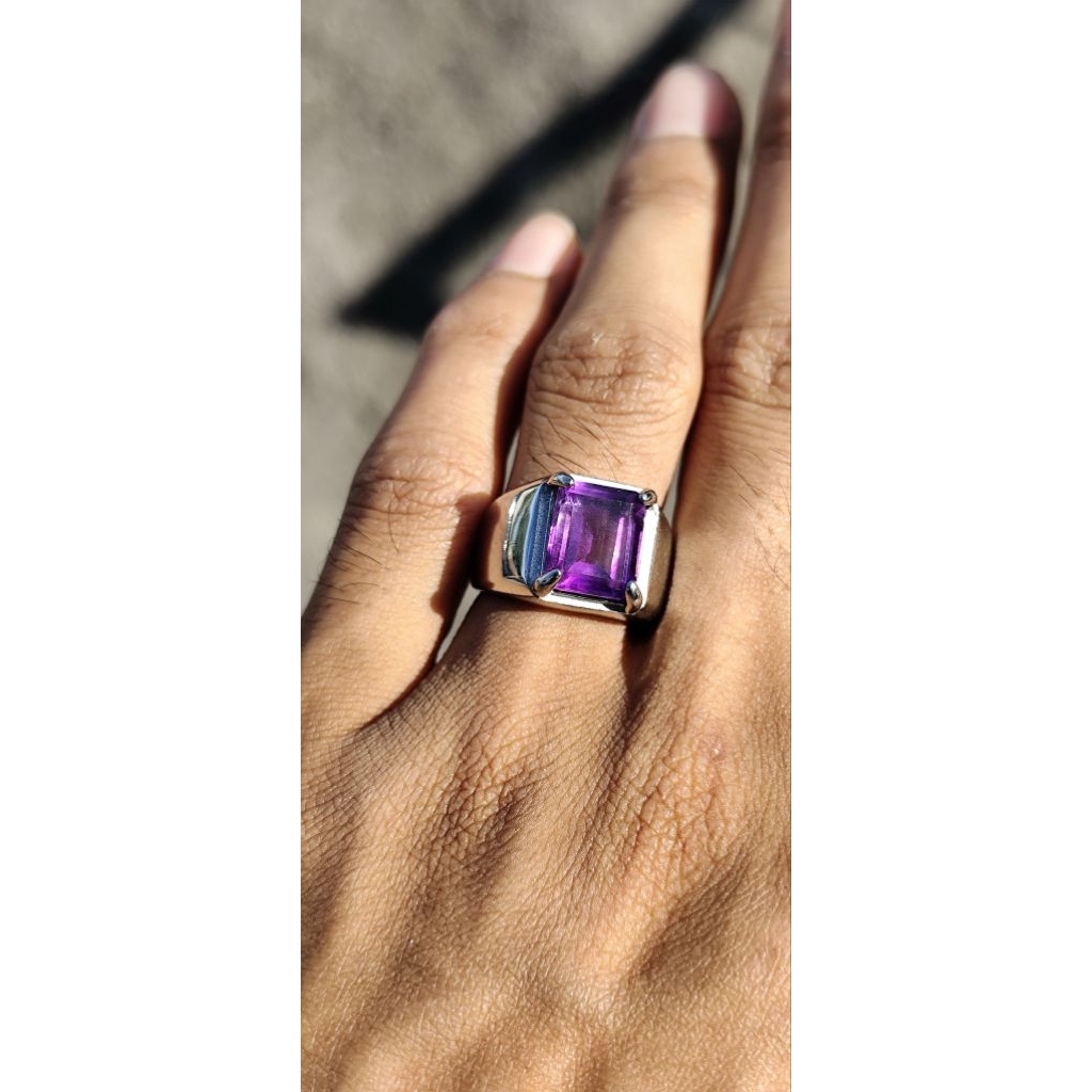 Kecubung amethyst cutting