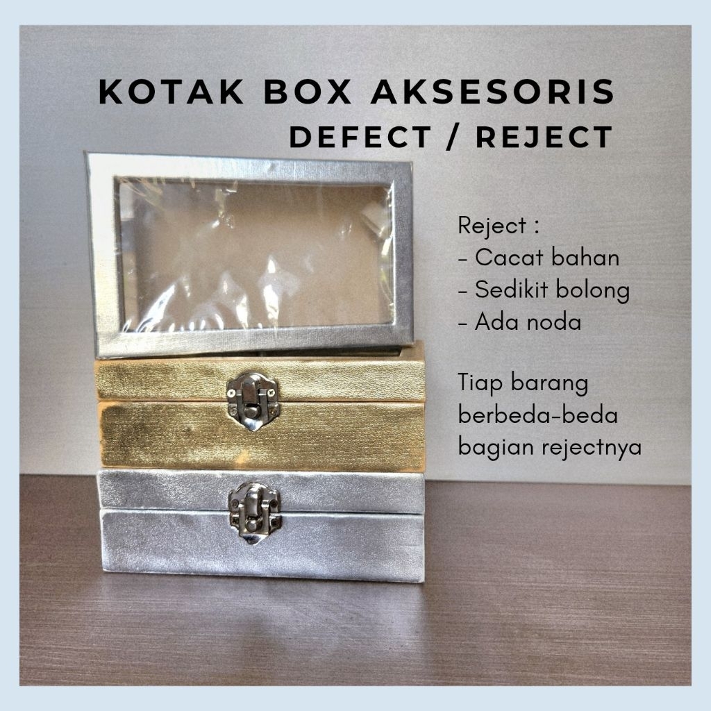 Defect / Reject - Kotak Box Aksesoris ukuran 15x10x5