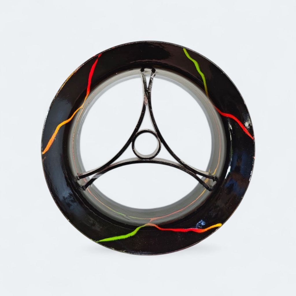 Bladu Gulungan Senar Layangan Motif Segitiga ukuran 4inch Murah dan Keren