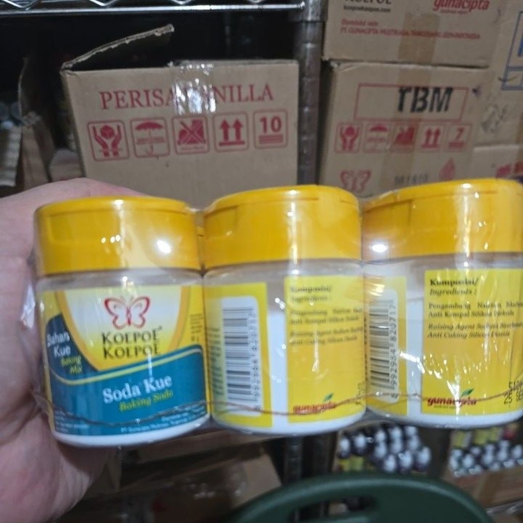 soda kue botol uk koepoe koepoe isi 6 botol