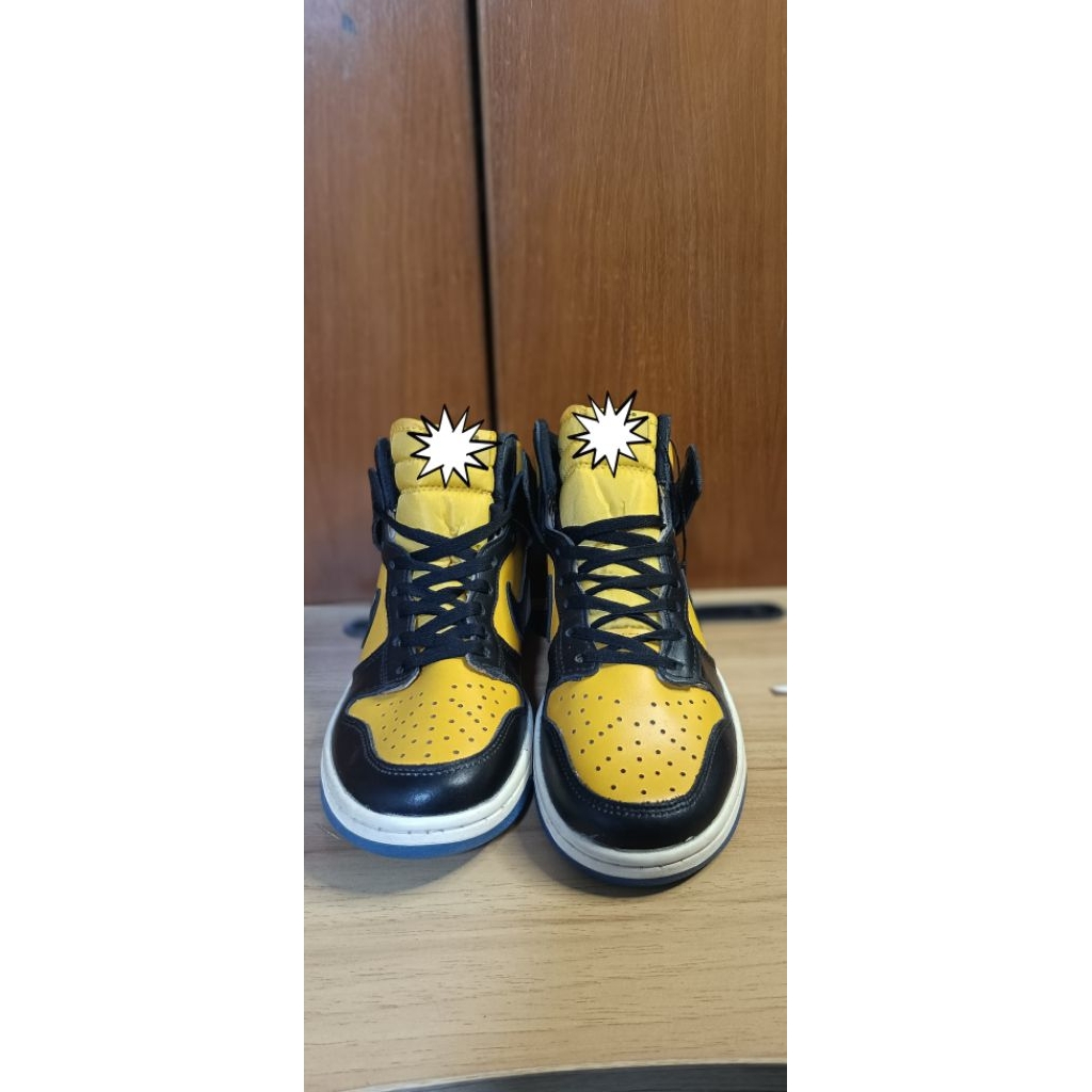 sepatu sneakers casual second preloved pria wanita 3ssbeee dunk high size 40 insole 25cm