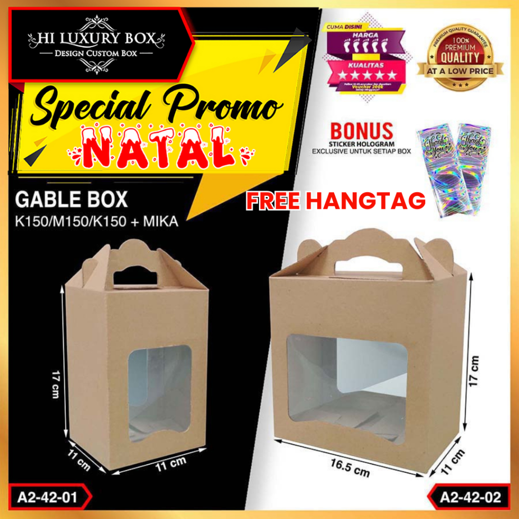 Kotak Souvenir | Box Hampers Mika | Dus Packaging | A2-42