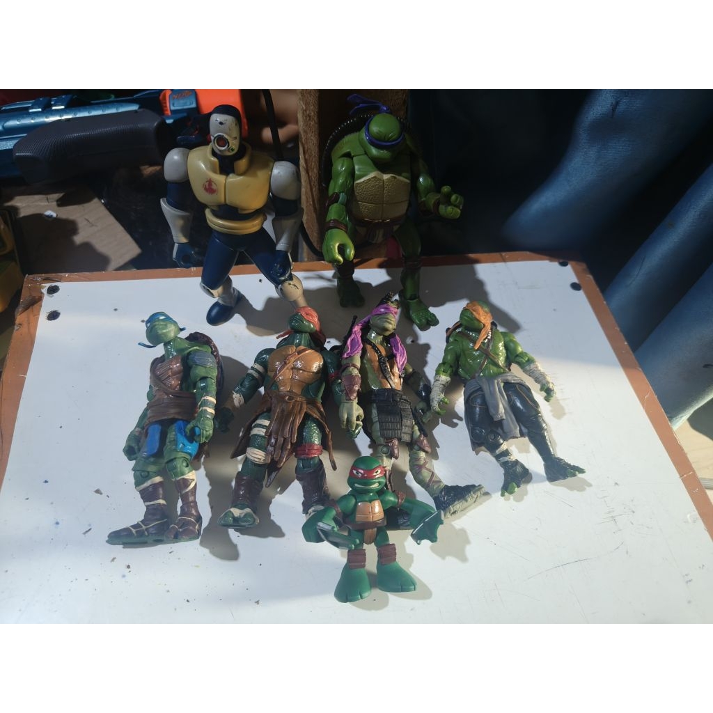 mainan anak figure ninja turtle original