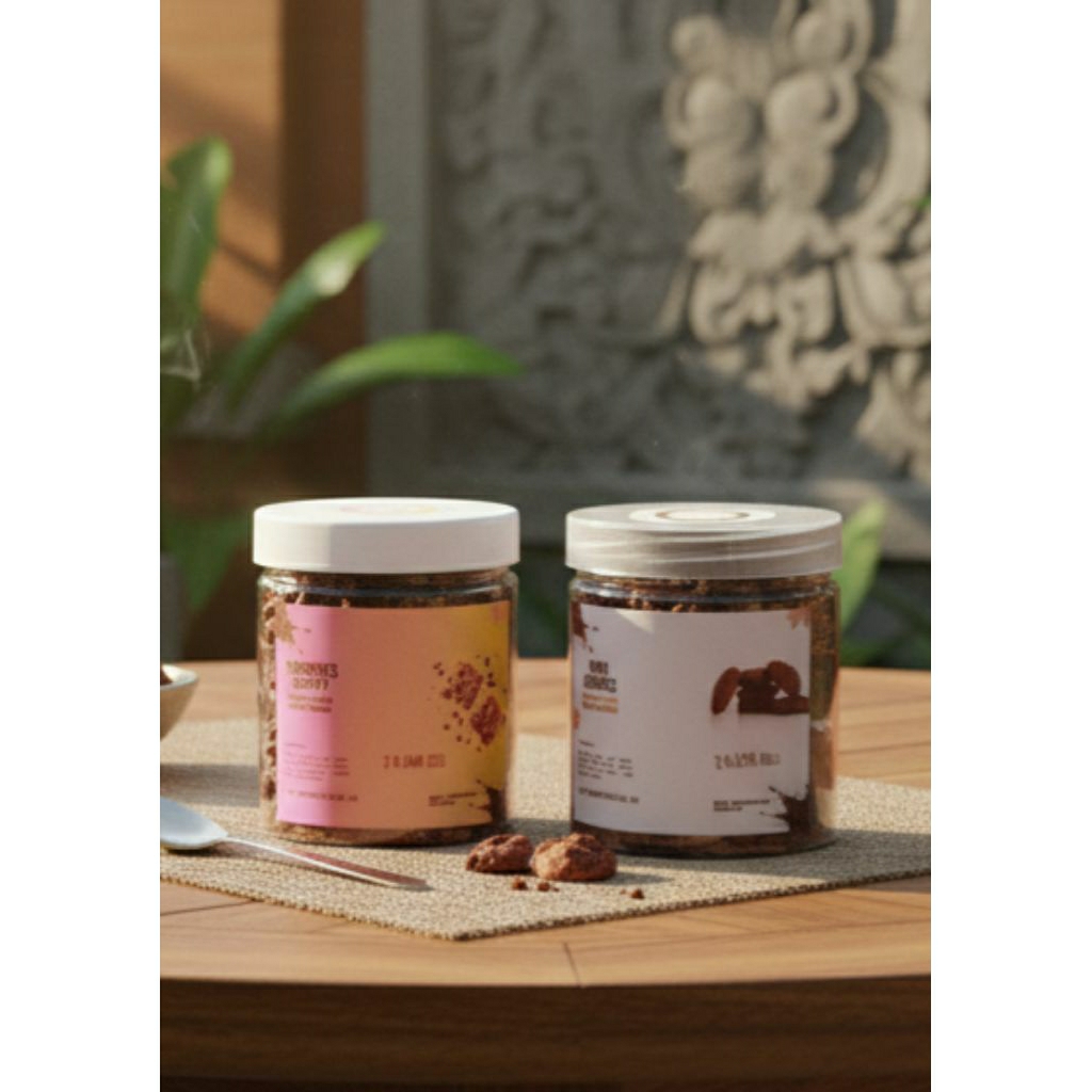 Brownies Crispy(150 gr) + Cookies Choco Chips (250 gr)  Toples 600 ml