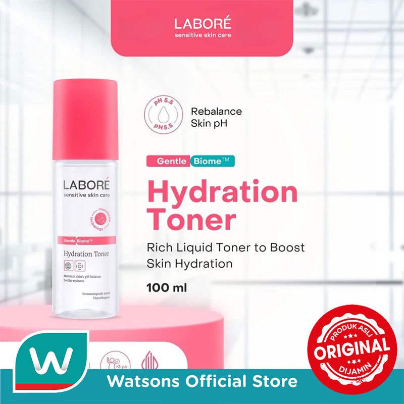 Labore GentleBiome Hydration Toner 100ml - Toner untuk Melembabkan Wajah - Cocok untuk Kulit Sensiti