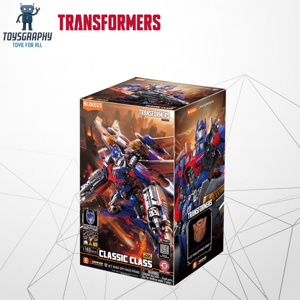 Blokees Transformers Classic Class 21 DX JET WING OPTIMUS PRIME Jetwing Sayap DOTM