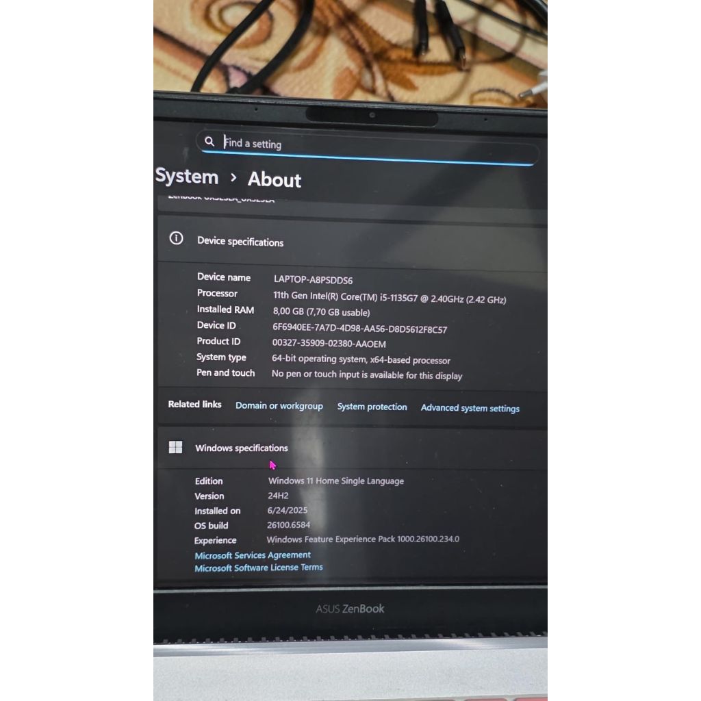 LAPTOP MURAH ASUS ZENBOOK 13