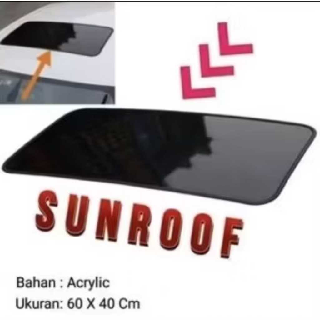 DUMMY SUNROOF UNVERSAL UKURAN 60X40 COCOK BUAT SEMUA MOBIL CALYA AGYA AVANZA XENIA DLL.