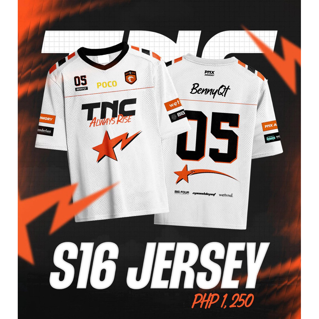 Jersey Esport TNC PRO TEAM S16 MPL PH 2025 2026  free nickname