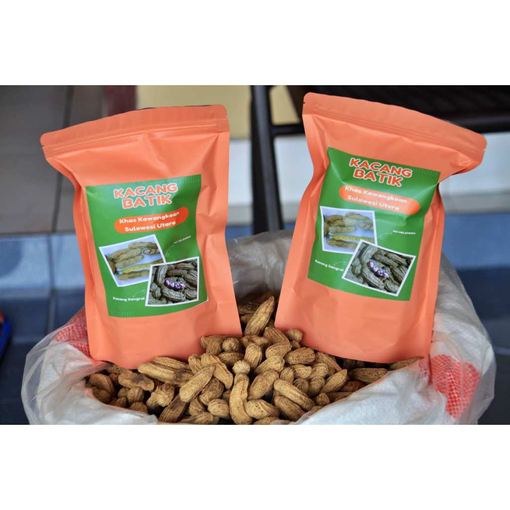 Kacang Batik Sangrai Khas Kawangkoan Manado 200 gram