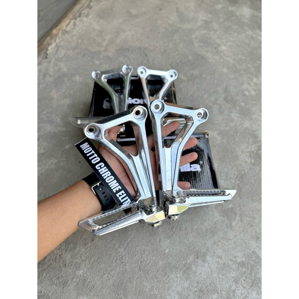 POSTEP FOSTEP BELAKANG CB650 CB 650 CBR 650 CHROME CROME IMPORT ORIGINAL GORILLA